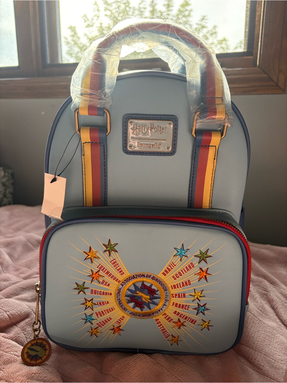 Harry Potter Loungefly Light Blue Mini Backpack